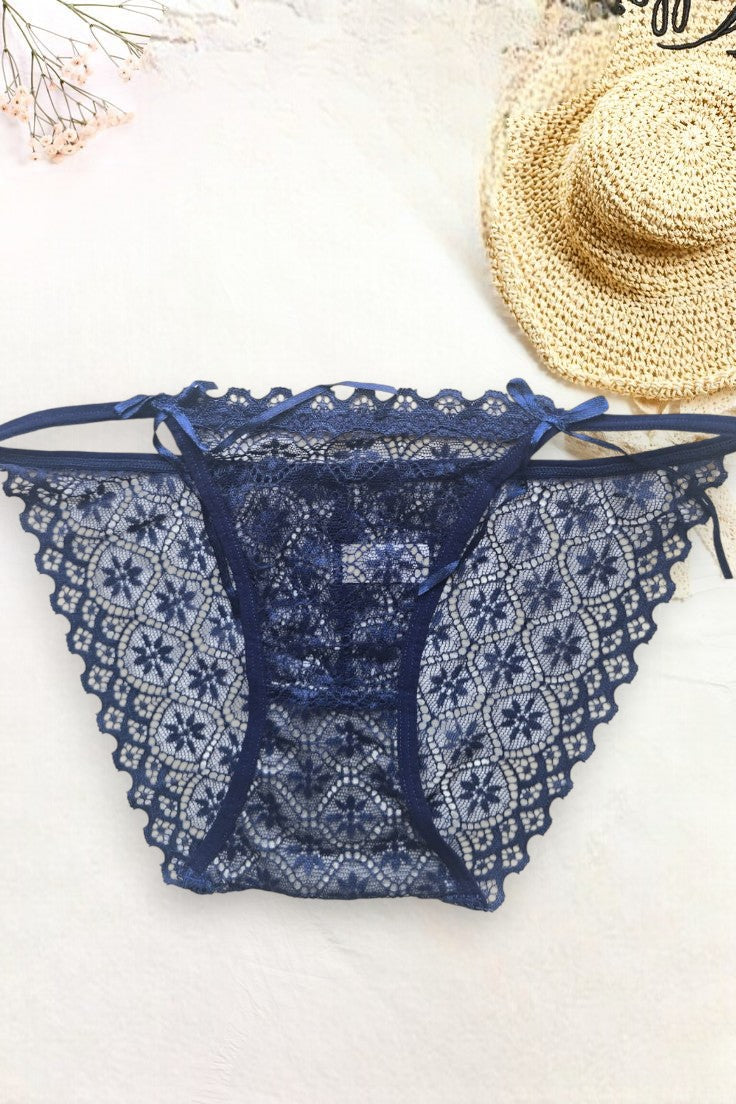 Luxury Lace Bikini Panty – Ultra Feminine with Satin Bow