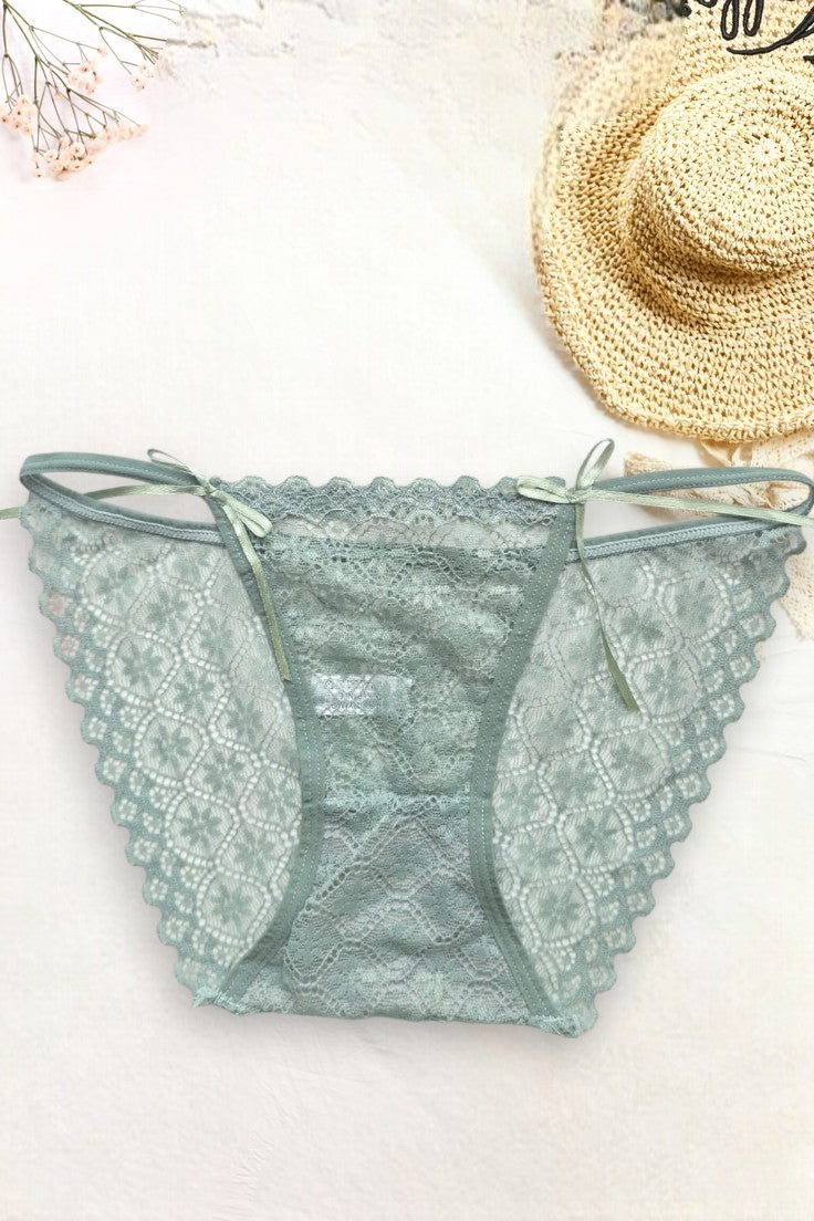 Luxury Lace Bikini Panty – Ultra Feminine with Satin Bow