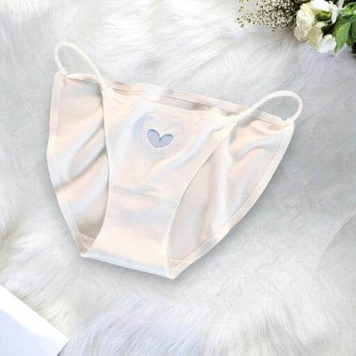 Sheer Heart Print Panties(PO3) – Ultra-Light Breathable Mesh Underwear