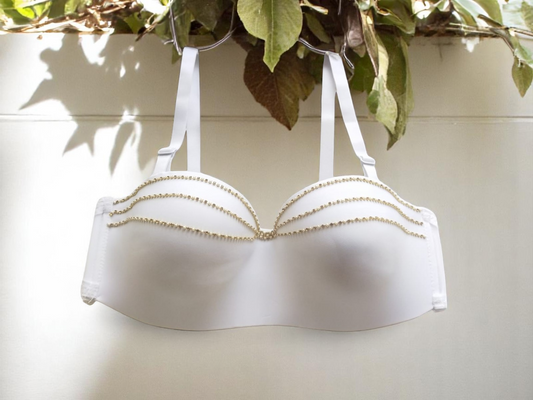 Pearl Chain Soft Padded Bralette – Sexy Lingerie