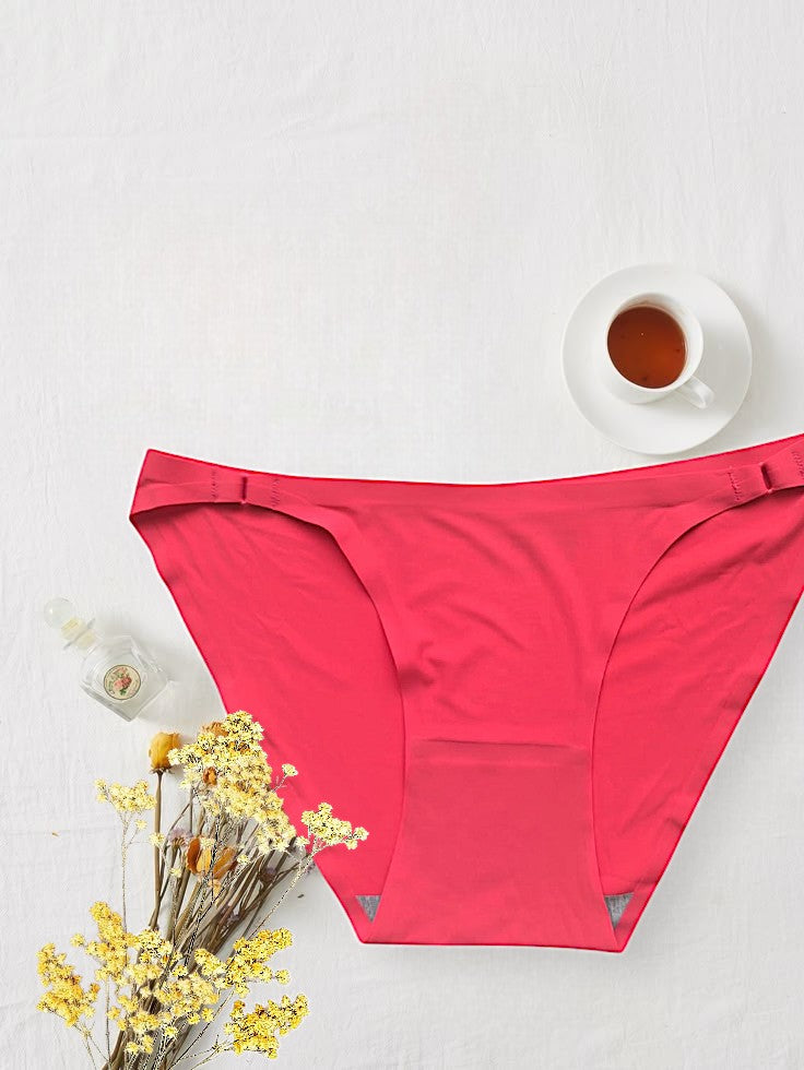 Seamless Breathable Mid-Waist Panty – Soft, Stretchy & Invisible Underwear
