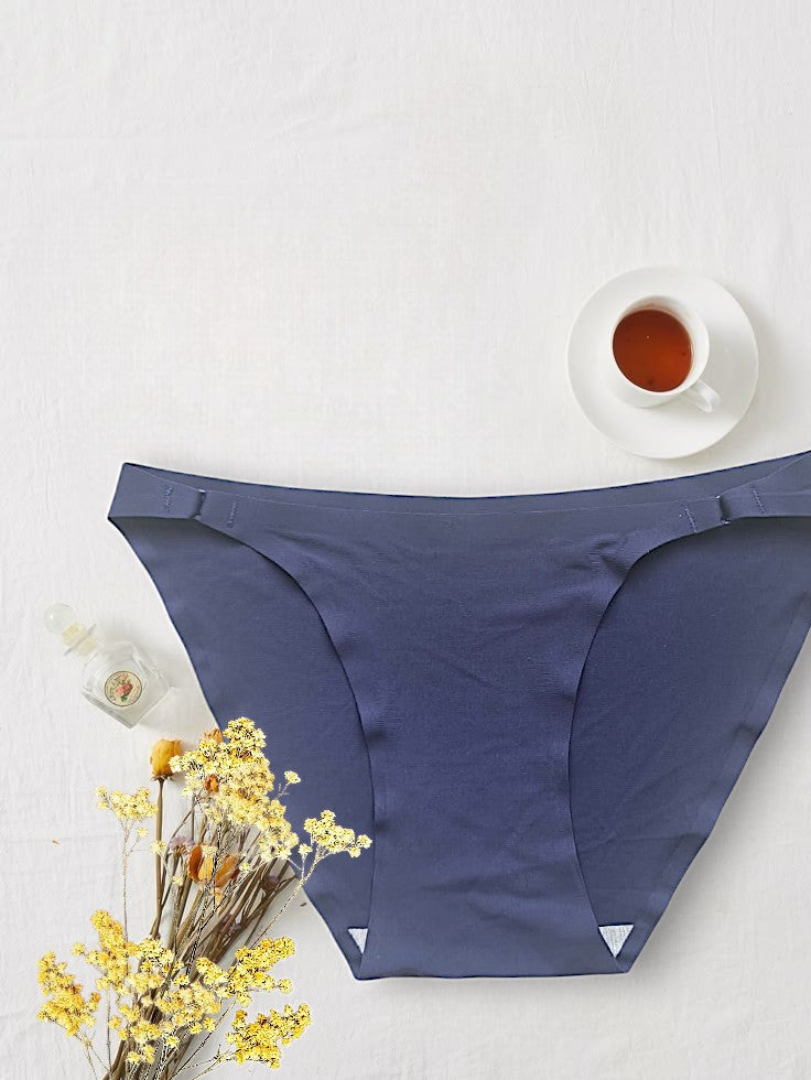 Seamless Breathable Mid-Waist Panty – Soft, Stretchy & Invisible Underwear