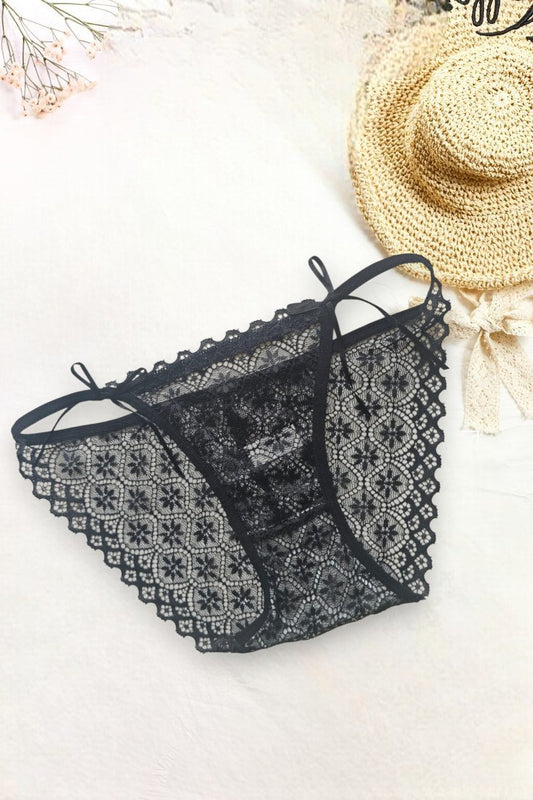 Luxury Lace Bikini Panty – Ultra Feminine with Satin Bow