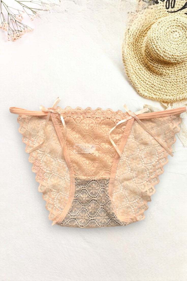Luxury Lace Bikini Panty – Ultra Feminine with Satin Bow